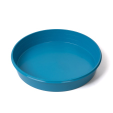 VOLTREGA Миска плоская для грызунов пластик, 16х3см, голубая (Испания)
