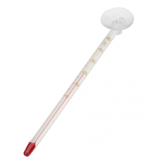 EBI Термометр для аквариума стеклянный с присоской от 0 до 50 °C (Нидерланды)