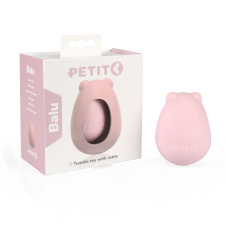 PETIT Игрушка-неваляшка для собак "Balu" с погремушкой, розовая