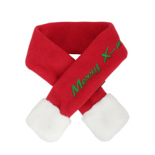 PUPPIA Шарфик для собак новогодний "Santa", красный, XL (Южная Корея)