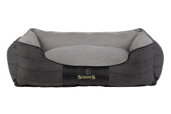 SCRUFFS Лежак для животных с бортиками "Windsor", серый, 75х60х22см (Великобритания)!