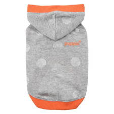 PUPPIA Толстовка для собак с капюшоном "Luda", серая, M (Южная Корея)!
