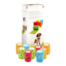 KRUUSE Fun-Flex CARE Бинт самофиксирующийся 7,5см*4,5см 10шт/уп
