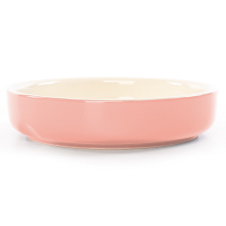 SCRUFFS Миска керамическая для мелких пород собак и кошек "Classic Soucer" розовая, 13х13х3см, 200мл