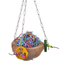 HAPPY BIRD Игрушка для птиц "Кокосовая пирамида", 19х21х44см (Германия)