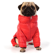 PUPPIA Комбинезон для собак, сверхлегкий "Jumpesuit B", красный, XL (Южная Корея)