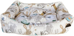 ANTEPRIMA Basic Лежанка c бортиками для животных "Pets", бежевая, XL, (110х85см) (Италия)!
