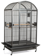 MONTANA Cages Клетка для средних птиц "Castell Nova Dome", тёмно-серая, 120х95х186см (Германия)!