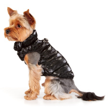PUPPIA Жилет для собак, сверхлегкий "Glossy Vest Jumper", чёрный, M (Южная Корея)