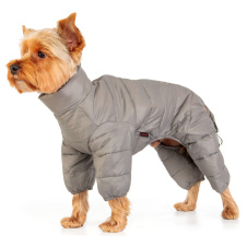 PUPPIA Комбинезон для собак, сверхлегкий "Jumpesuit А", серый, XXL (Южная Корея)