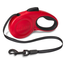 COA Рулетка для собак "HALTI Retractable Lead", лента, красная, L, 5м, до 49кг (Великобритания)!