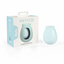 PETIT Игрушка-неваляшка для собак "Balu" с погремушкой, голубая