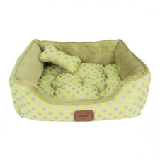 PINKAHOLIC Лежак для собак "Chic Bed", лайм, 47х38х13см (Южная Корея)!