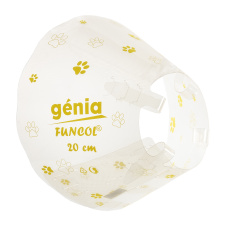 GENIA FUNCOL Воротник защитный 20см прозрачный с лапками желтый