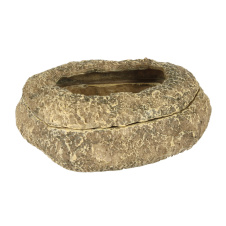 AQUA DELLA Кормушка для рептилий в террариум "Stone Pool 1", 12x10x4.5см (Бельгия)!