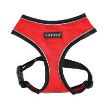 PUPPIA Шлейка для собак дышащая, светоотражающая "Soft", красная, S (Южная Корея)