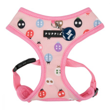 PUPPIA Шлейка для собак "Lady Beetle-A", розовая, XL (Южная Корея)