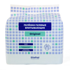 ELITEPAD Пелёнки одноразовые, гелевые "Original", 60х90см, 40 шт/уп