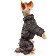 PUPPIA Комбинезон для собак, сверхлегкий "Jumpesuit B", черный, XL (Южная Корея)
