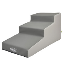OLCHI Лесенка для собак c уклоном "Slope Stairs", серая, 73х39х39см (Южная Корея)