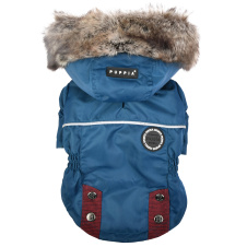 PUPPIA Куртка для собак с капюшоном "Brock", синяя, XXL (Южная Корея)