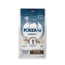 FORZA10 MONODIET Adult Medium Корм сух.ягненок/рис д/собак средних пород,склонных к аллергии 1,5кг
