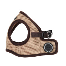 PUPPIA Шлейка для собак "Soft Vest", бежевая, XXL (Южная Корея)