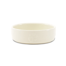 SCRUFFS Миска керамическая для собак "Icon Dog Food", кремовая, 15х15х5см, 500мл (Великобритания)