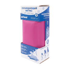 SkyRus Матрас для животных охлаждающий "Cooling Mat", розовый, 40х50см