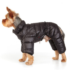 PUPPIA Комбинезон для собак, сверхлегкий "Jumpesuit B", черный, XXL (Южная Корея)