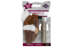 D&D Игрушка для кошек мягкая с кошачьей мятой "Farmer-Andie", коричневая, 9см (Нидерланды)