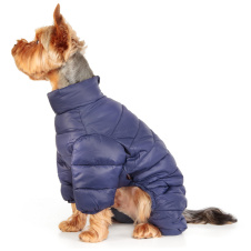 PUPPIA Комбинезон для собак, сверхлегкий "Jumpesuit А", синий, M (Южная Корея)