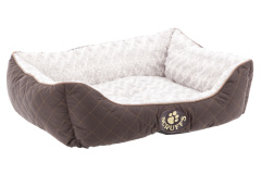 SCRUFFS Лежак для животных с бортиками "Wilton", коричневый, 60х50х16см (Великобритания)