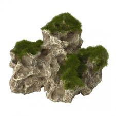 AQUA DELLA Декор для аквариума "Камень со мхом Moss Rock 3", 25x17x9см (Бельгия)