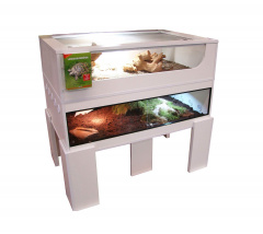 LUCKY REPTILE Террариум "Tortoise Home" для Сухопутных Черепах, белый, 120х80х68см (Германия)!
