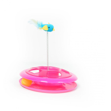 DUVO+ Игрушка для кошек "Happy Hoop", розовая, 26см (Бельгия)
