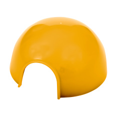 VOLTREGA Домик - иглу для хомяков, жёлтый, 12х8.5см (Испания)