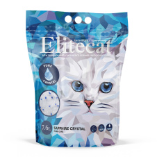 ELITECAT Наполнитель впитывающий силикагель без запаха "Crystal Pure", 7.6л