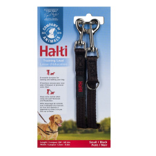 COA Поводок-перестежка для собак "HALTI Training Lead", черный, 200х1.5см (Великобритания)