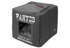 EBI Лежак - домик для животных мягкий "Wanted", серый, 40х40х40см (Нидерланды)!