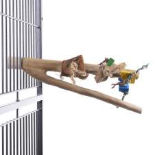 HAPPY BIRD Жердь для птиц "Ветвь кофейная с игрушками", Large (Германия)