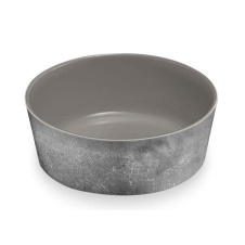 TARHONG Миска для животных "Gallery Pewter", серый камень, 15.3х5.6см/700мл