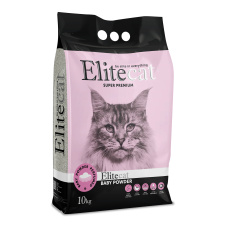 ELITECAT Наполнитель комкующийся с ароматом детской пудры "Baby Powder", 11.4л / 10кг