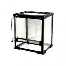 LUCKY REPTILE Террариум "Herp Terrarium SD" с распашными дверцами, черный, 30х30х30см (Германия)!
