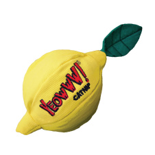 ROSEWOOD Игрушка для кошек мягкая с кошачьей мятой "Лимон YEOWWW", жёлтая, 7.6х10.2см Великобритани!