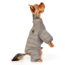 PUPPIA Комбинезон для собак, сверхлегкий "Jumpesuit А", серый, XL (Южная Корея)