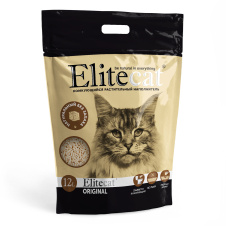ELITECAT Наполнитель комкующийся, растительный "Tofu Original", 12л / 5.4кг