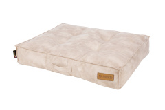SCRUFFS Матрас для собак "Kensington", экозамша, бежевый, 80x60x15см (Великобритания)