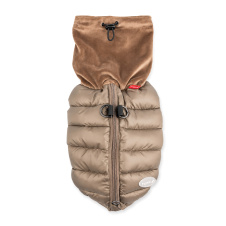 PUPPIA Жилет-пуховик "Glacier Snood", коричневый, XXL