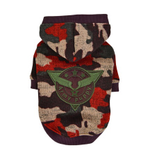 PUPPIA Толстовка для собак "Colonel", красный камуфляж, S (Южная Корея)!